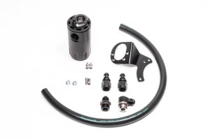 Ford Mustang Oil Catch Can Kit - Radium Engineering - Fluid Lock - `11-`17 Ford Mustang Oil Catch Can Kit - Radium Engineering - Fluid Lock - `11-`17